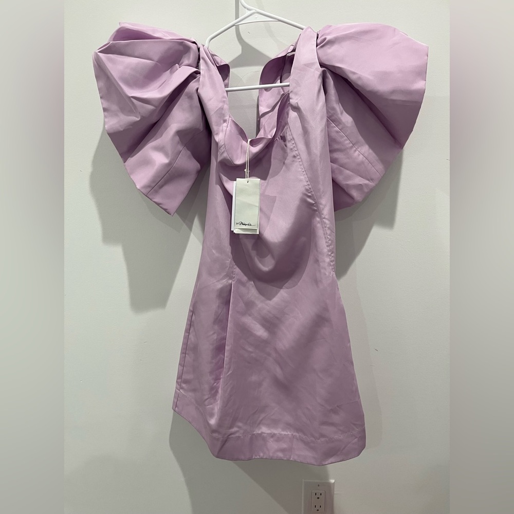 Purple Philip Lim convertible dress.